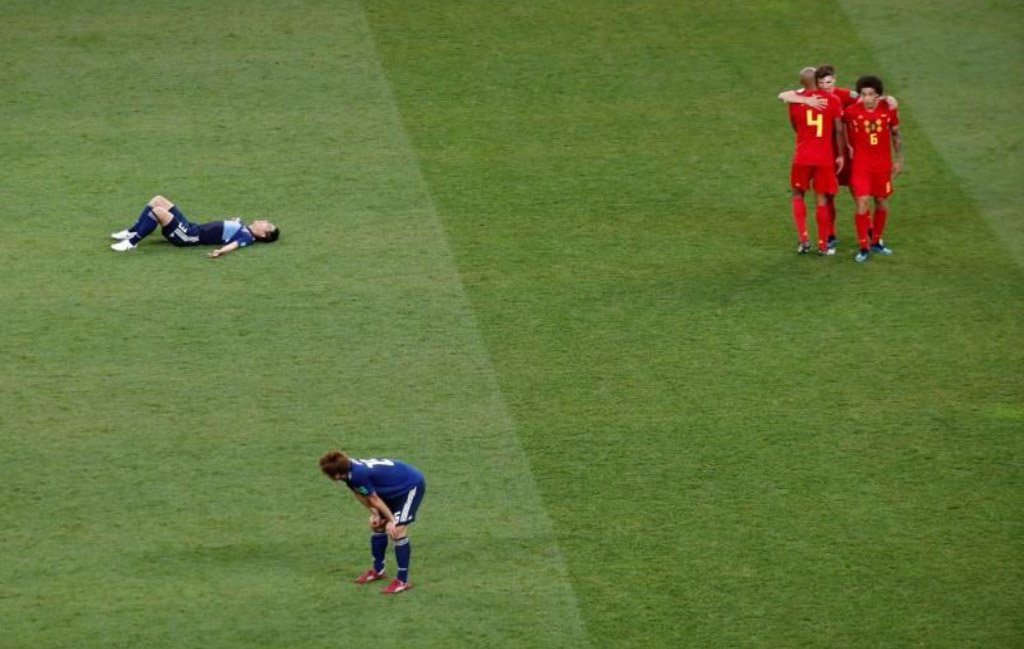 Bélgica vira sobre Japão após tomar dois gols e vai enfrentar o Brasil (Foto: REUTERS/Murad Sezer) Bélgica vira sobre Japão após tomar dois gols e vai enfrentar o Brasil