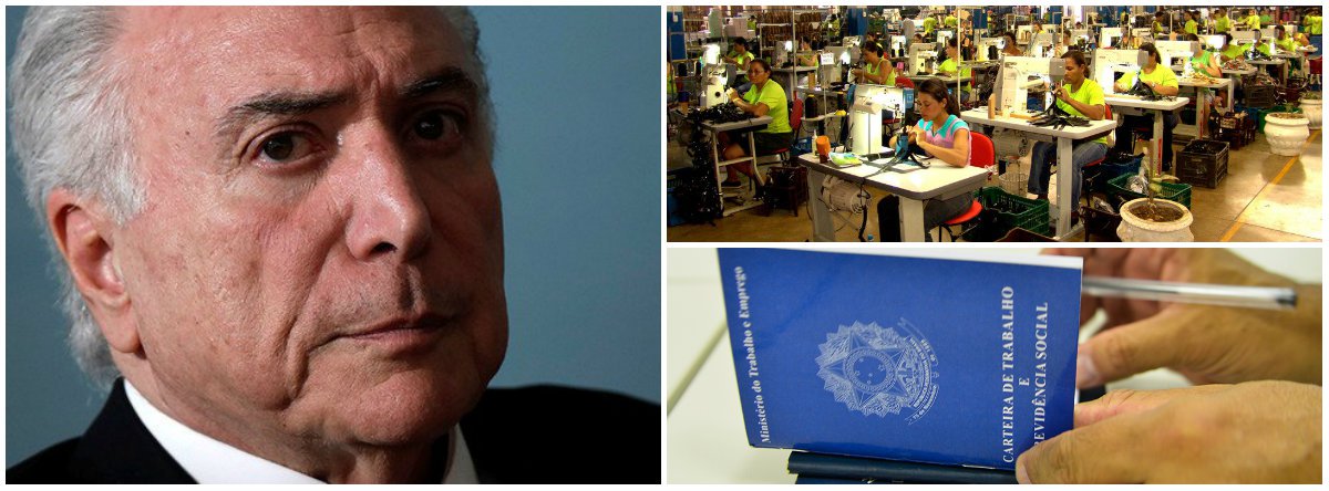Um ano sem CLT; menos direitos, menos empregos (Foto: Esq.: Ueslei Marcelino - Reuters / Dir.: embaixo (ABR)) Um ano sem CLT; menos direitos, menos empregos