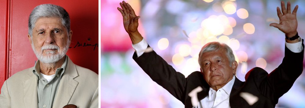 Amorim: Obrador traz esperança, mas pressão sobre Brasil vai aumentar (Foto: 247 | Reuters) Amorim: Obrador traz esperança, mas pressão sobre Brasil vai aumentar
