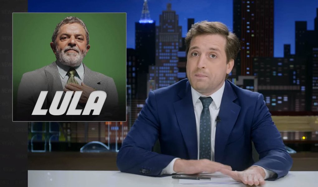 Greg News: vençam Lula no voto (Foto: Reprodução/Youtube) Greg News: vençam Lula no voto
