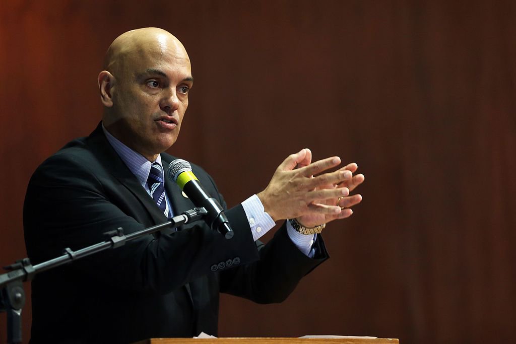 Piada de português ou de Alexandre de Moraes? (Foto: Marcello Casal Jr/Agência Brasil) Piada de português ou de Alexandre de Moraes?