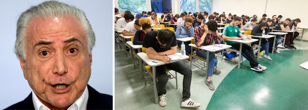 Com Temer, repasse de verbas a universidades federais em 2017 foi o menor em 7 anos Com Temer, repasse de verbas a universidades federais em 2017 foi o menor em 7 anos