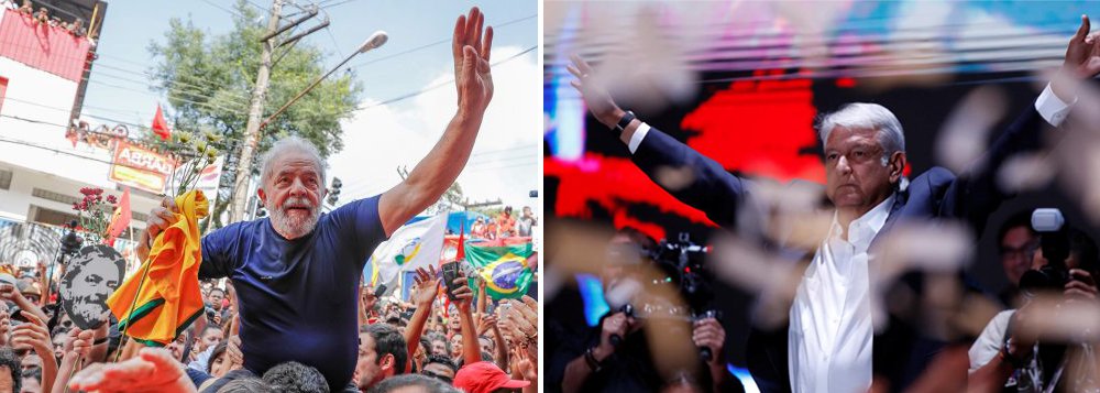 Lula a Obrador: cuide de todos, em especial dos mais pobres (Foto: Ricardo Stuckert | REUTERS/Goran Tomasevic) Lula a Obrador: cuide de todos, em especial dos mais pobres