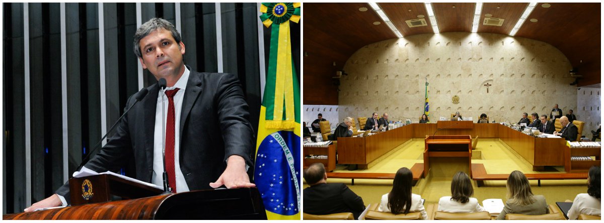 Lindbergh: últimos atos do STF são “escandalosos” (Foto: Esq.: Waldemir Barreto - Agência Senado / Dir.: ABR) Lindbergh: últimos atos do STF são “escandalosos”