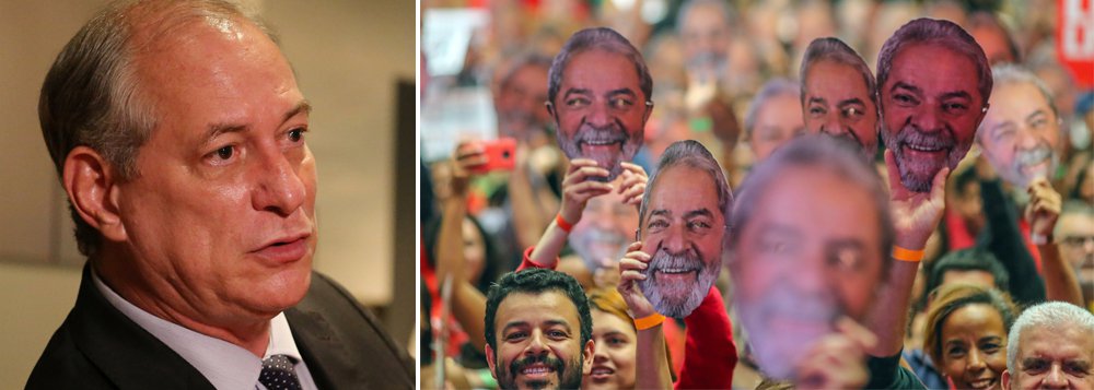 Ciro admite aliança com PP e DEM e diz que Lula não será candidato Ciro admite aliança com PP e DEM e diz que Lula não será candidato