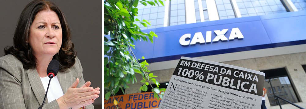 Miriam Belchior: nenhum banco privado faria o que a Caixa faz (Foto: Agência Senado | Apcef/SP) Miriam Belchior: nenhum banco privado faria o que a Caixa faz