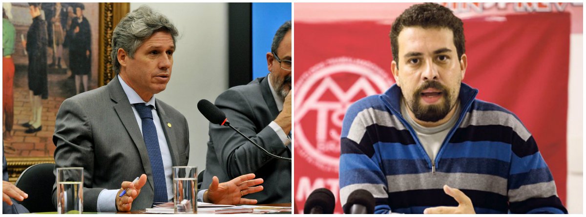 Teixeira: Boulos é perseguido porque revelou a farsa do triplex (Foto: Esq.: Luis Macedo / Dir.: ABR) Teixeira: Boulos é perseguido porque revelou a farsa do triplex