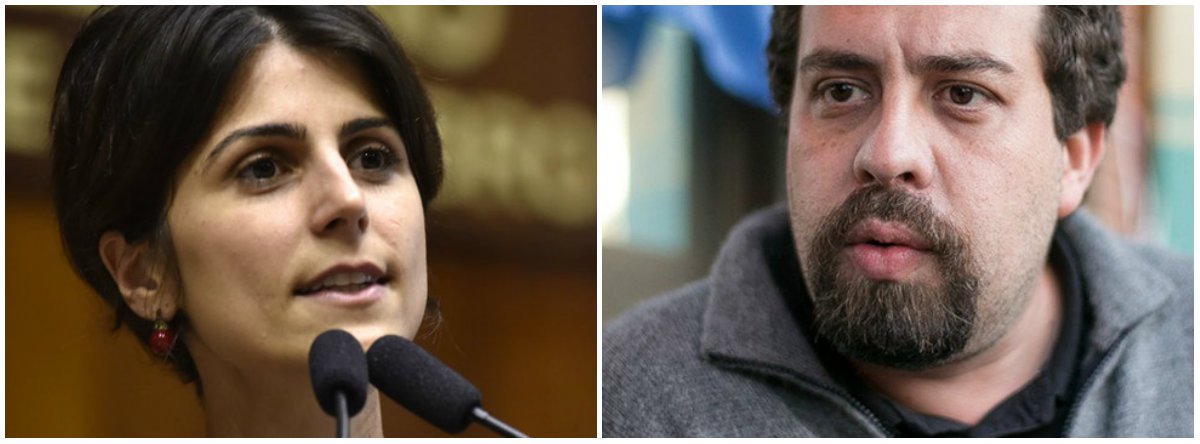Manuela se solidariza com Boulos: estamos juntos na resistência (Foto: Esq.: Bertani / Dir.: Sul 21) Manuela se solidariza com Boulos: estamos juntos na resistência