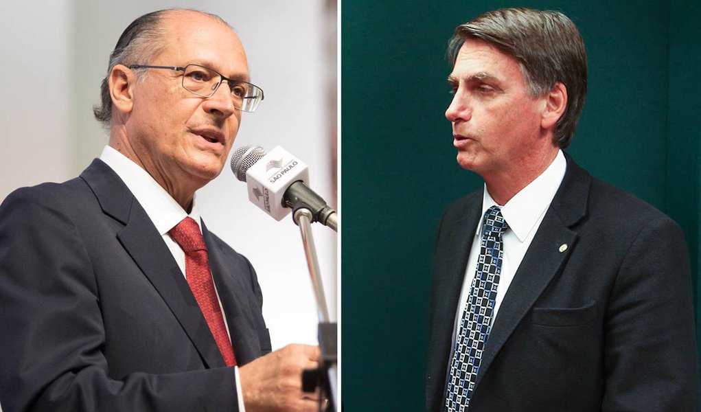 Estagnado, Alckmin vai para cima de Bolsonaro na briga pelos votos da direita Estagnado, Alckmin vai para cima de Bolsonaro na briga pelos votos da direita