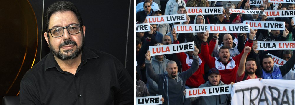 Edu Guimarães: teremos povo na rua exigindo a volta de Lula (Foto: Editora Brasil 247 | Edu Guimarães/SMABC) Edu Guimarães: teremos povo na rua exigindo a volta de Lula