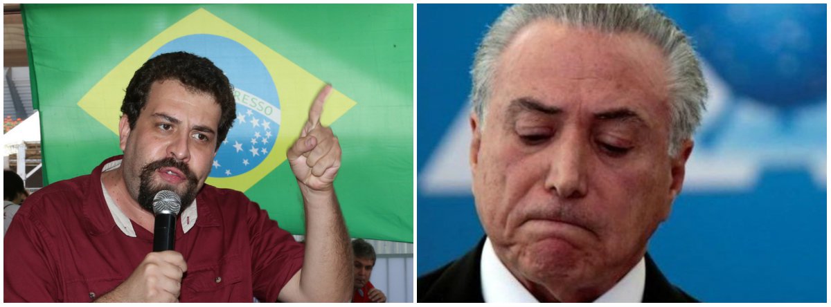 Boulos: ‘governo Temer é o maior fracasso da história recente do País’ (Foto: Esq.: Lula Marques - Ag. PT / Dir.: Reuters) Boulos: ‘governo Temer é o maior fracasso da história recente do País’