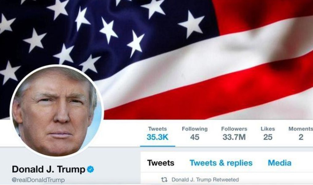 Juíza diz que Trump viola Constituição ao bloquear críticos no Twitter Juíza diz que Trump viola Constituição ao bloquear críticos no Twitter