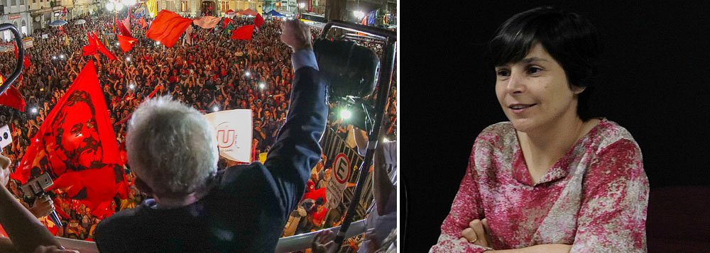 Professora dedica prêmio internacional a Lula Professora dedica prêmio internacional a Lula