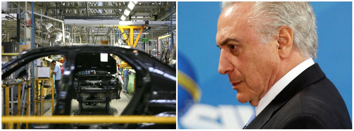 CNI atesta fracasso do golpe: atividade na indústria da construção registra nova queda (Foto: Esq.: Divulgação / Dir.: Adriano Machado - Reuters) CNI atesta fracasso do golpe: atividade na indústria da construção registra nova queda