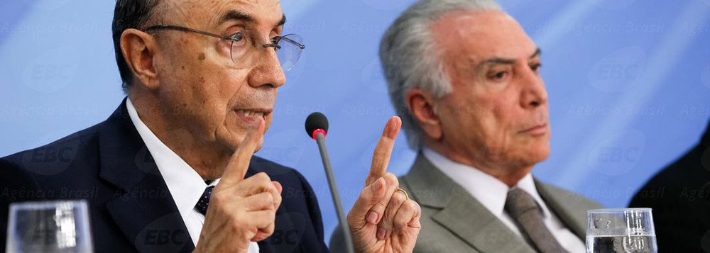 Dupla Temer-Meirelles continua deixando rastro de destruição: investimento no país é o menor em 8 anos (Foto: Beto Barata/PR) Dupla Temer-Meirelles continua deixando rastro de destruição: investimento no país é o menor em 8 anos