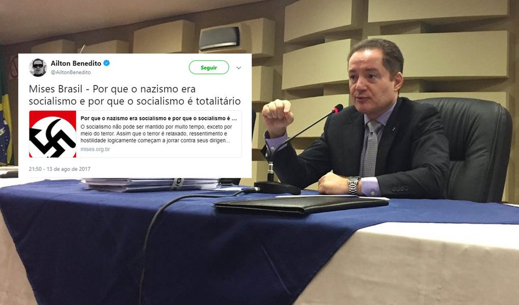 Procurador que cobrou Facebook no caso MBL já disse que nazistas eram de esquerda (Foto: Twitter MPF-GO) Procurador que cobrou Facebook no caso MBL já disse que nazistas eram de esquerda