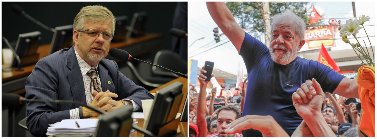‘O povo quer, a lei permite e o Brasil precisa: Lula de volta’, diz Marco Maia (Foto: Esq.: Renato Araújo - Câmara / Dir.: Rafael Ribeiro) ‘O povo quer, a lei permite e o Brasil precisa: Lula de volta’, diz Marco Maia