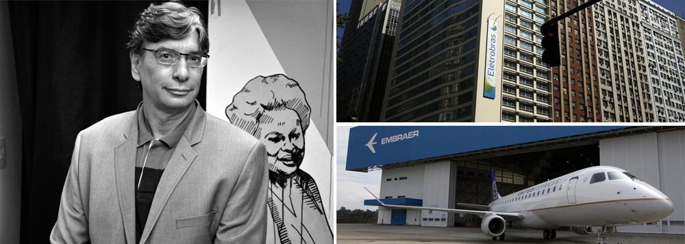 Pochmann: PT vai rever venda da Eletrobras e entrega da Embraer Pochmann: PT vai rever venda da Eletrobras e entrega da Embraer