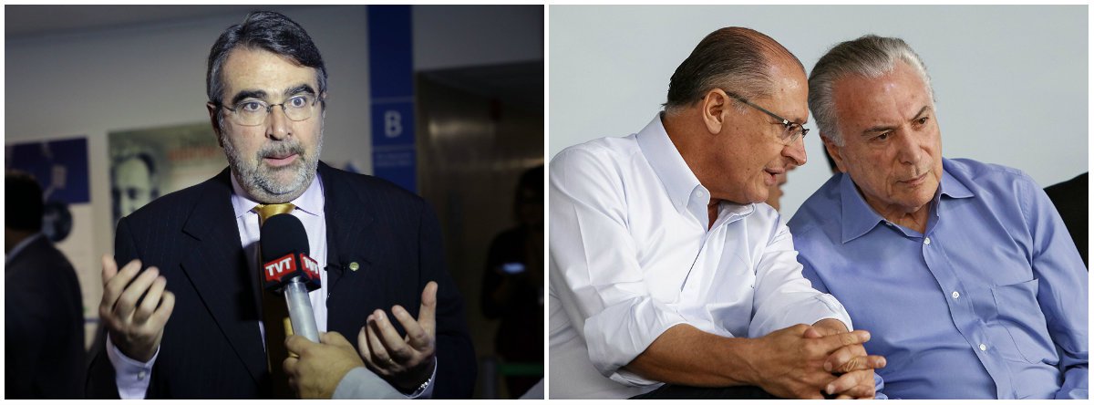 Fontana: Alckmin e Temer são duas faces da mesma moeda (Foto: Esq.: Cleia Viana - Câmara / Dir.: Alan Santos (PR)) Fontana: Alckmin e Temer são duas faces da mesma moeda