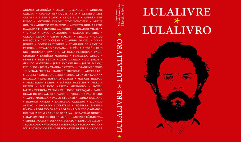 Antologia 'Lula Livro' reúne textos e desenhos em favor da liberdade de Lula Antologia 'Lula Livro' reúne textos e desenhos em favor da liberdade de Lula