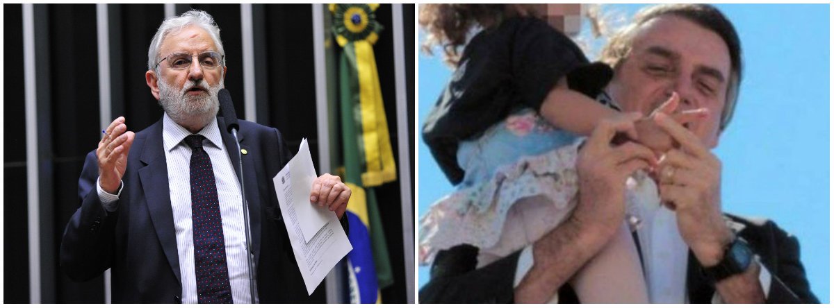 Valente manda recado a Bolsonaro: basta de estupidez (Foto: Esq.: Luis Macedo - Câmara) Valente manda recado a Bolsonaro: basta de estupidez