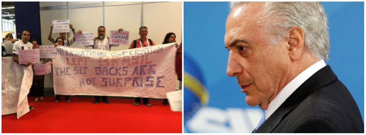 Na Holanda, médicos brasileiros denunciam cortes de Temer na saúde (Foto: Esq.: ARQUIVO PESSOAL / TWITTER - Dir.: Adriano Machado - Reuters) Na Holanda, médicos brasileiros denunciam cortes de Temer na saúde
