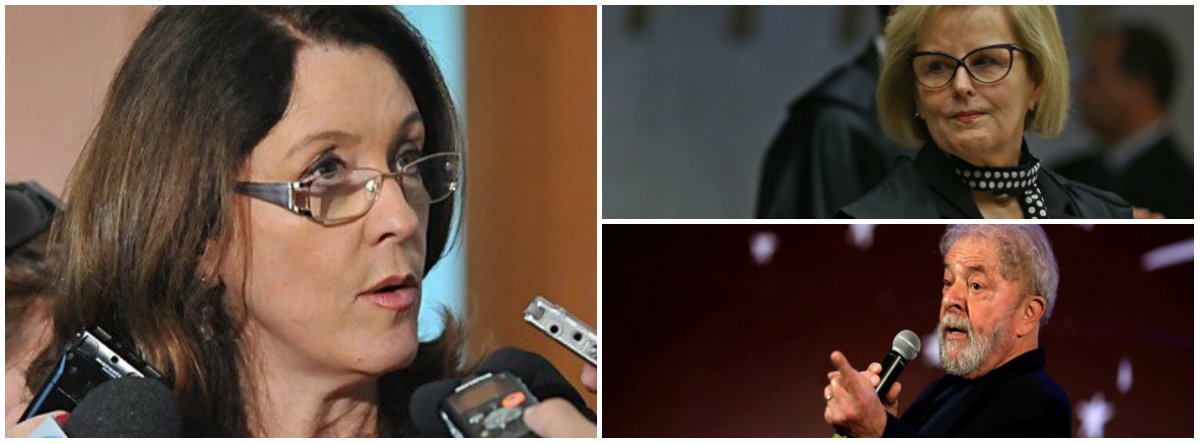 Helena Chagas: Rosa não vai salvar Lula, mas é garantia de prazos e direito de defesa (Foto: Dir.: em cima (José Cruz-ABR); embaixo (Ueslei Marcelino - Reuters)) Helena Chagas: Rosa não vai salvar Lula, mas é garantia de prazos e direito de defesa