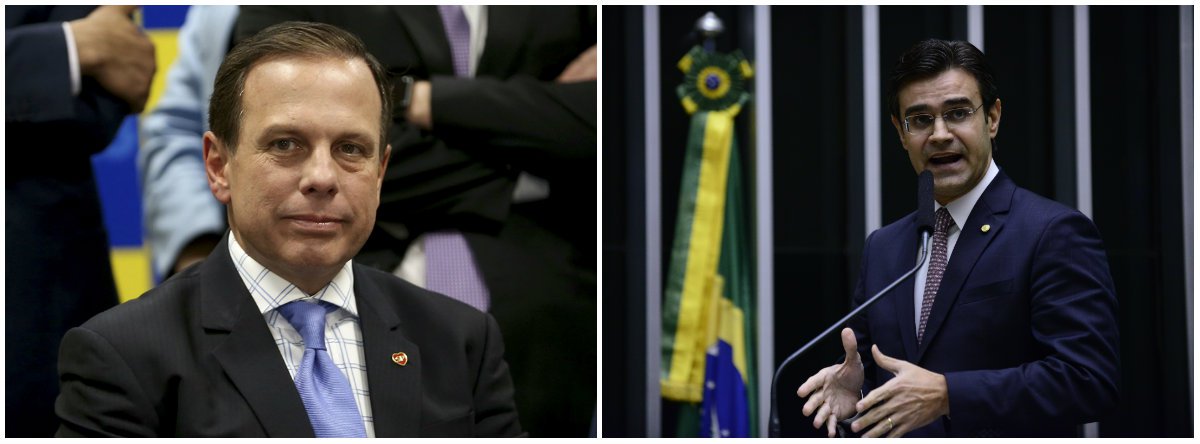 Doria anunciará deputado do DEM como vice (Foto: Esq.: Wilson Dias - ABR / Dir.: Nilson Bastian - Câmara) Doria anunciará deputado do DEM como vice