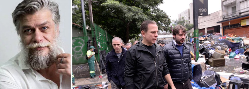 Fábio Assunção condena política de Dória na Cracolândia Fábio Assunção condena política de Dória na Cracolândia