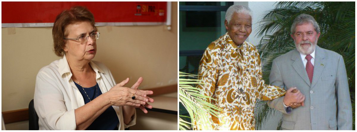 Margarida: a história inocentou Mandela, assim como faz com Lula (Foto: Esq.: Reprodução / Dir.: Picasa 3.0) Margarida: a história inocentou Mandela, assim como faz com Lula