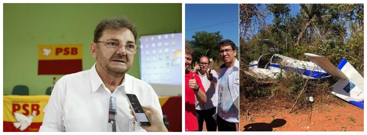 Avião faz pouso forçado no Maranhão com ex-governador do Piauí Avião faz pouso forçado no Maranhão com ex-governador do Piauí