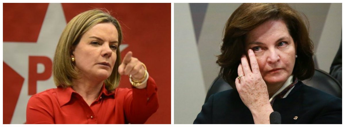 Gleisi quer convocar Raquel Dodge ao Senado para prestar explicações www.brasil247.com - Gleisi quer convocar Raquel Dodge ao Senado para prestar explicações