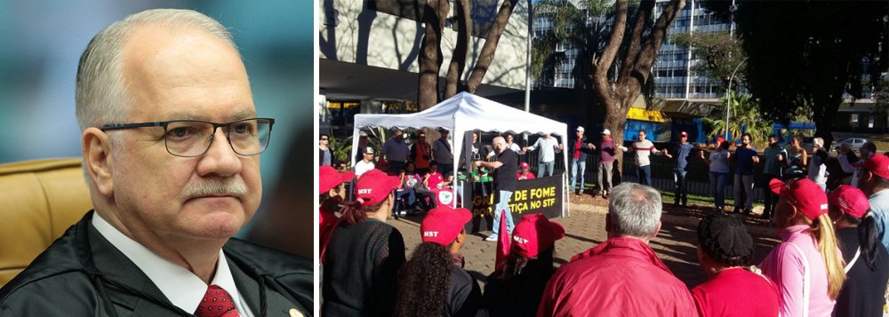 Acorda, Fachin: grevistas protestam em frente à casa do ministro Acorda, Fachin: grevistas protestam em frente à casa do ministro
