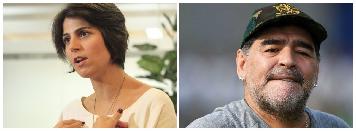Manuela D'Ávila chama Maradona para ser 'ministro dos Esportes da Ursal' Manuela D'Ávila chama Maradona para ser 'ministro dos Esportes da Ursal'