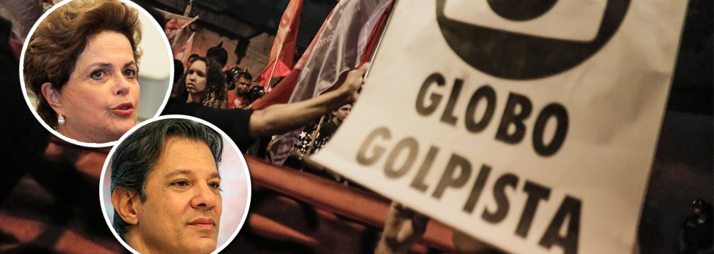 Globo abre temporada de caça a Haddad e Dilma Globo abre temporada de caça a Haddad e Dilma