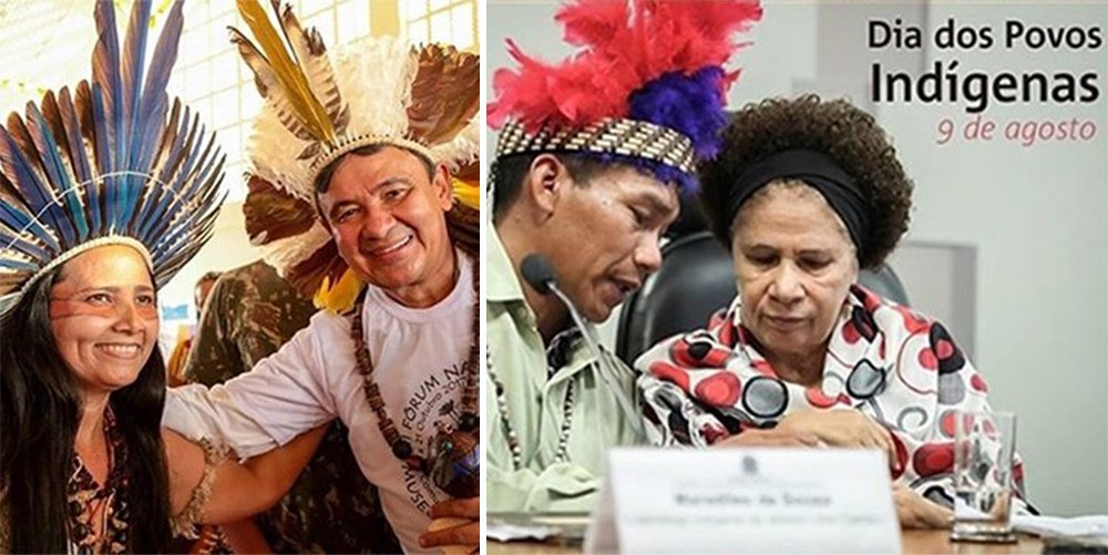 Wellington e Regina lembram Dia dos Povos Indígenas Wellington e Regina lembram Dia dos Povos Indígenas
