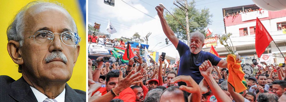 “A ideia era tirar Lula da eleição”, diz ex-chefe da PF (Foto: MARCELLO CASAL JR/ABR | Stuckert) “A ideia era tirar Lula da eleição”, diz ex-chefe da PF