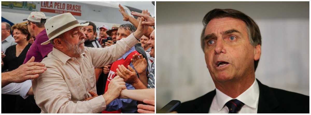 O Brasil entre Lula e Bolsonaro (Foto: Esq.: Rafael Ribeiro / Dir.: Valter Campanato - ABR) O Brasil entre Lula e Bolsonaro