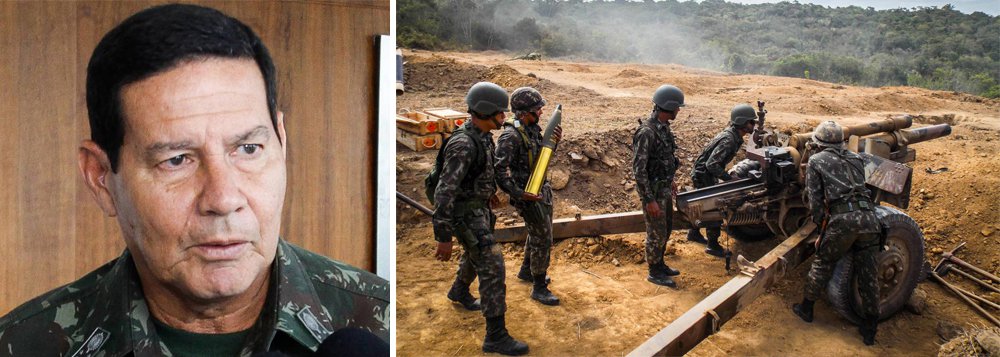 Coronel acusa Mourão de favorecer empresa em contrato do Exército Coronel acusa Mourão de favorecer empresa em contrato do Exército