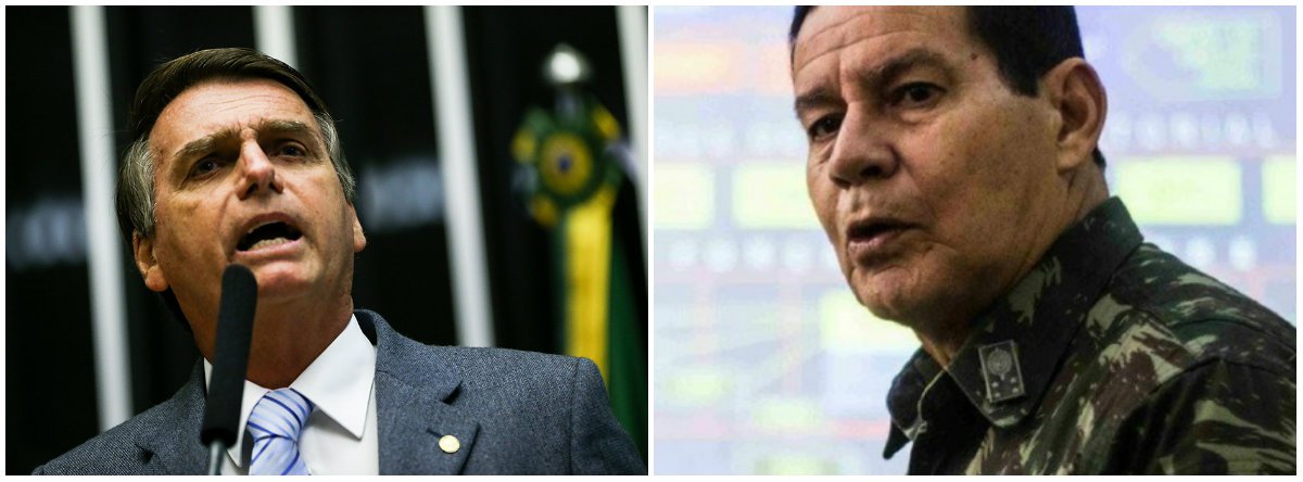 Um vice perfeito para Bolsonaro (Foto: Esq.: Marcelo Camargo - ABR / Dir.: ABR) Um vice perfeito para Bolsonaro