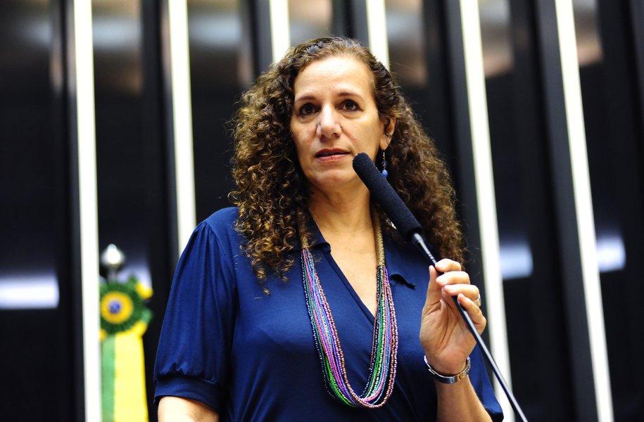 Jandira: Lei Maria da Penha é marco histórico (Foto: Agência Câmara) Jandira: Lei Maria da Penha é marco histórico