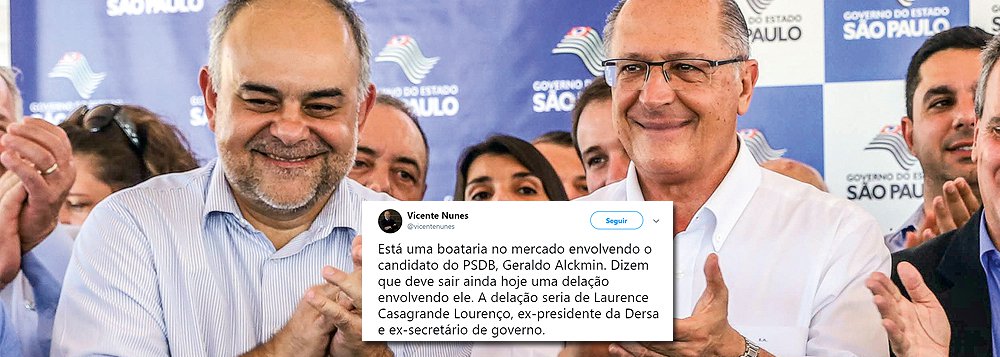 Ex-chefe da Dersa estaria fazendo delação premiada contra Alckmin (Foto: Gilberto Marques/Governo do Estado de São Paulo/Divulgação) Ex-chefe da Dersa estaria fazendo delação premiada contra Alckmin