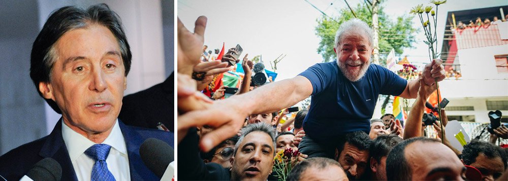 Presidente do Senado diz que Brasil só terá eleição livre se Lula participar (Foto: Agência Senado | Jornalistas Livres ) Presidente do Senado diz que Brasil só terá eleição livre se Lula participar