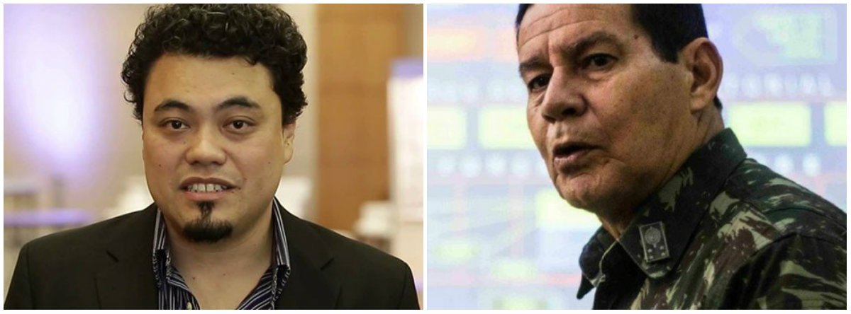 Sakamoto: Para vice de Bolsonaro, a malandragem é africana e a indolência, indígena (Foto: Dir.: ABR) Sakamoto: Para vice de Bolsonaro, a malandragem é africana e a indolência, indígena
