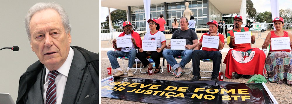 Lewandowski, do STF, aceita receber militantes há 10 dias em greve de fome Lewandowski, do STF, aceita receber militantes há 10 dias em greve de fome