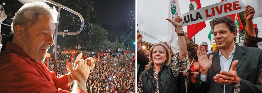 Gleisi e Haddad vão para Curitiba definir com Lula quem será seu vice Gleisi e Haddad vão para Curitiba definir com Lula quem será seu vice