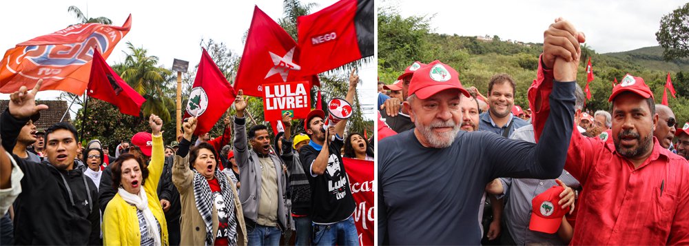MST lança Marcha Lula Livre com três colunas rumo a Brasília MST lança Marcha Lula Livre com três colunas rumo a Brasília