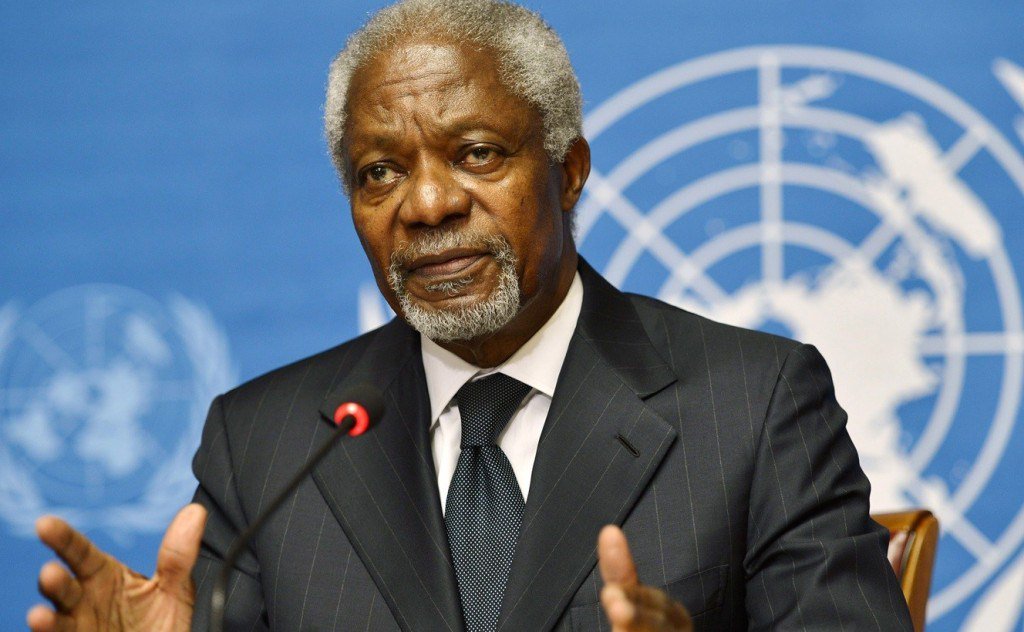 Morre ex-secretário-geral da ONU Kofi Annan Morre ex-secretário-geral da ONU Kofi Annan