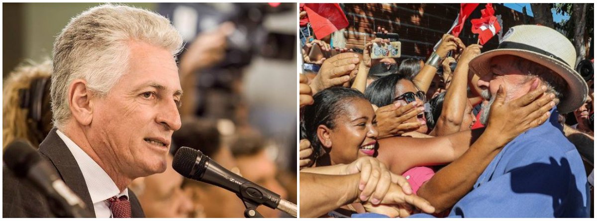 Correia: decisão da ONU deixa claro que Lula é preso político (Foto: Dir.: Stuckert) Correia: decisão da ONU deixa claro que Lula é preso político