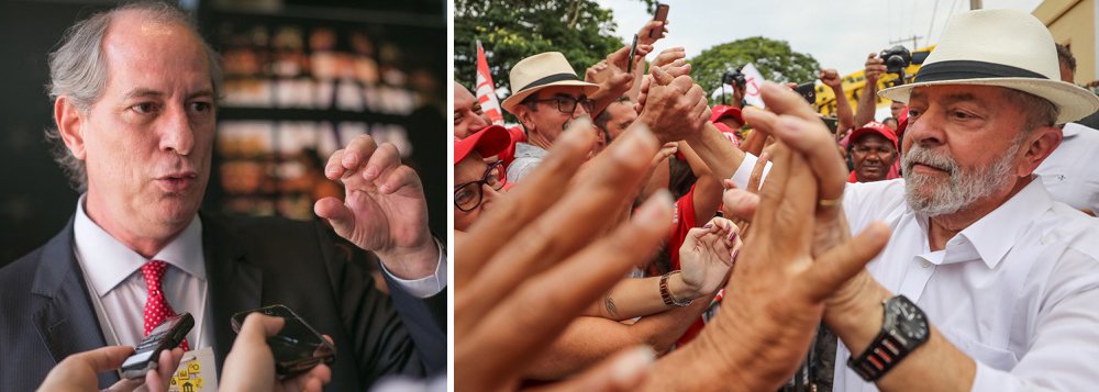 Ibope: Na terra de Ciro, Lula o vence por 56% a 15% Ibope: Na terra de Ciro, Lula o vence por 56% a 15%